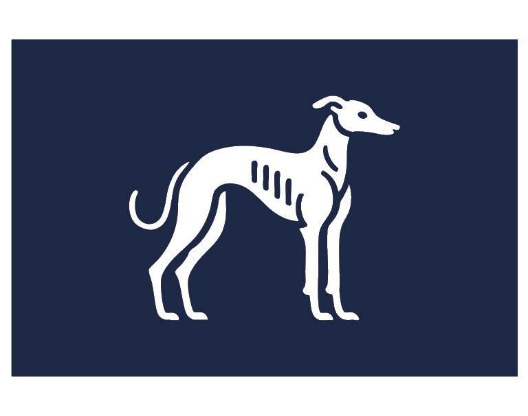 Greyhound 16x24 Inch Custom Flag