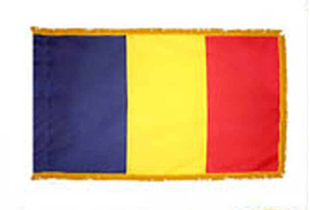 Chad Fringed Lobby Flag