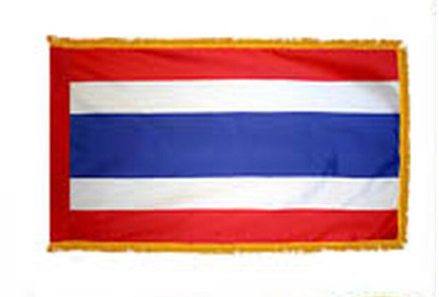 Thailand Fringed Lobby Flag