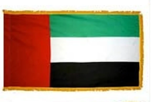 United Arab Emirates Fringed Lobby Flag