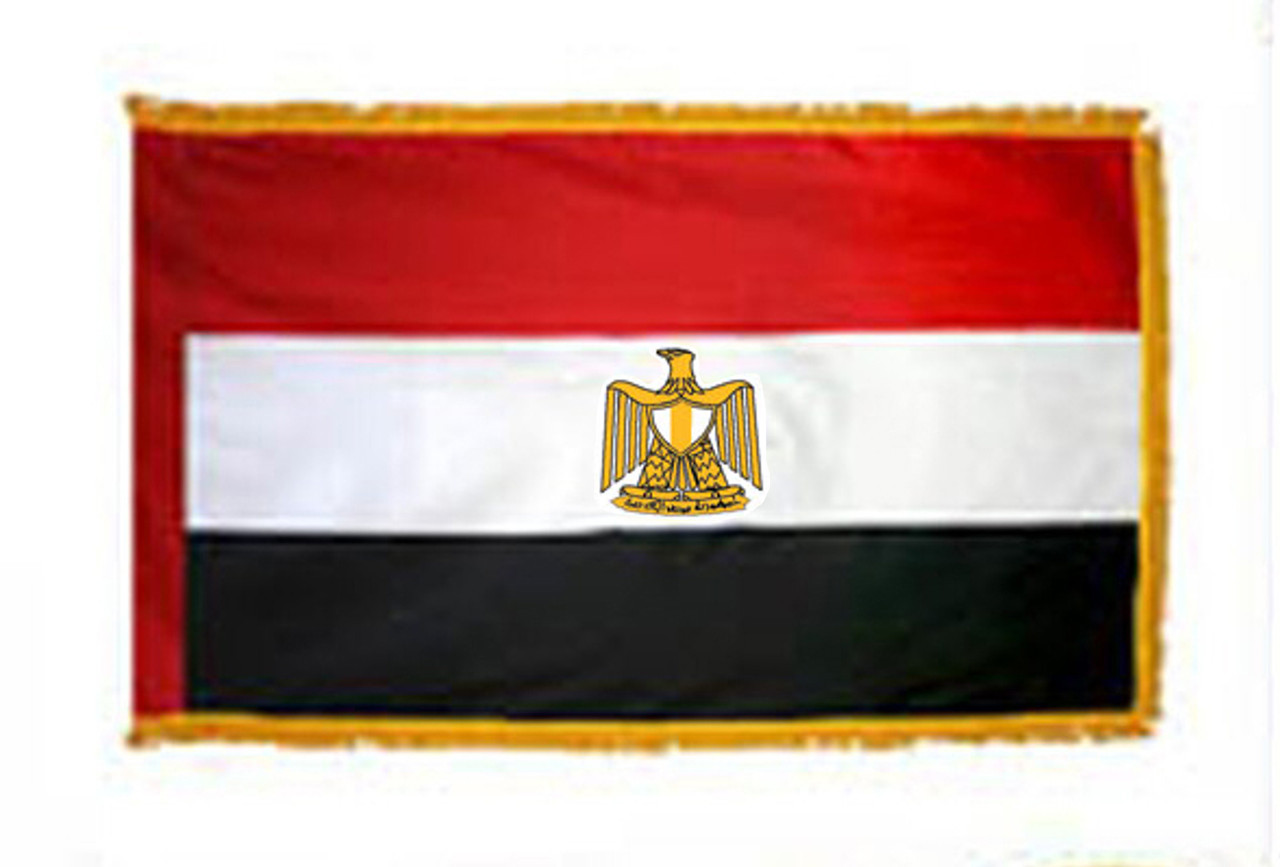 Egypt Fringed Lobby Flag