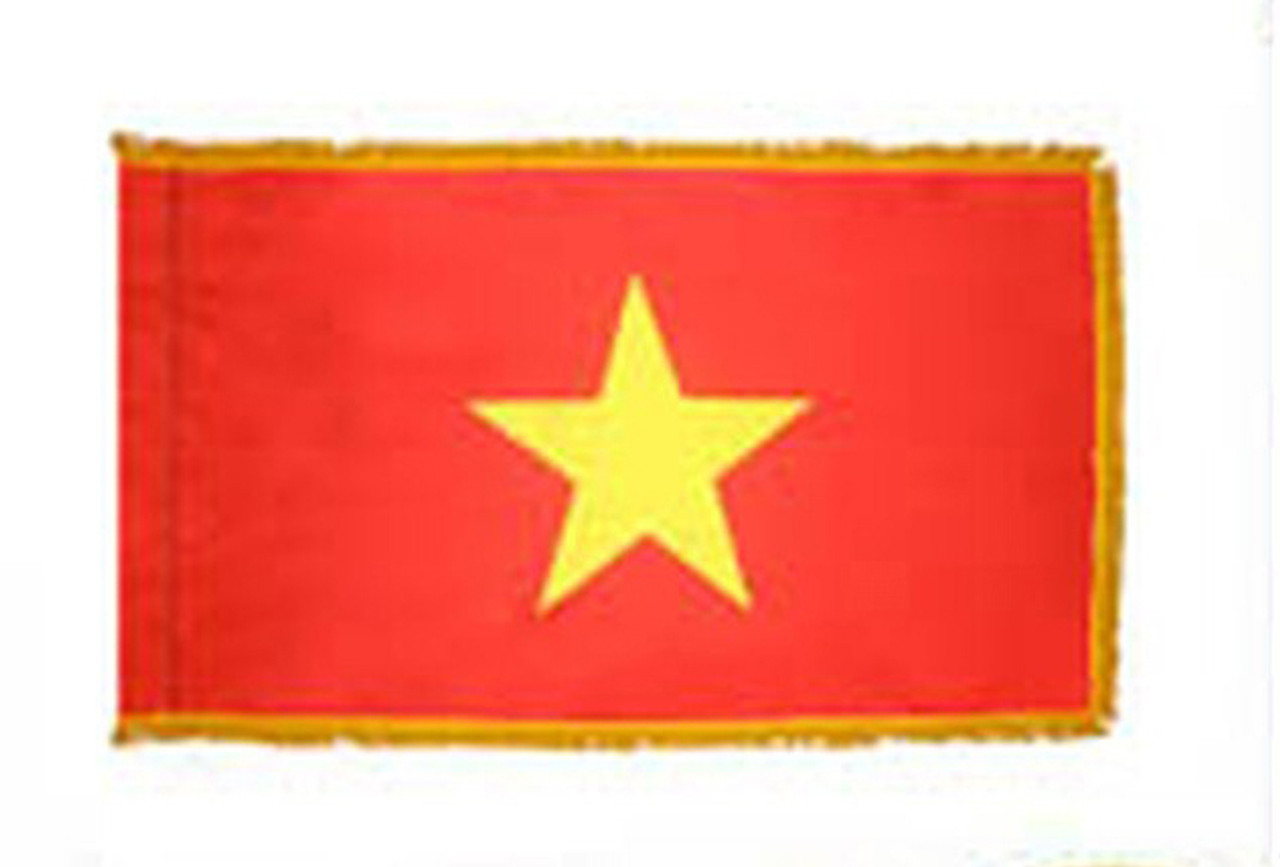 Vietnam Fringed Lobby Flag