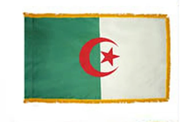Algeria Fringed Lobby Flag