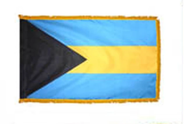 Bahamas Fringed Lobby Flag