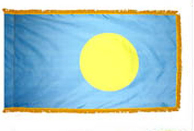 Palau Fringed Lobby Flag