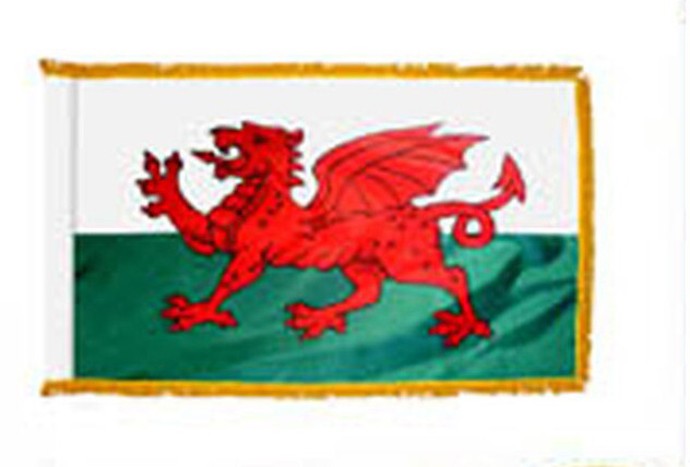 Wales Fringed Lobby Flag