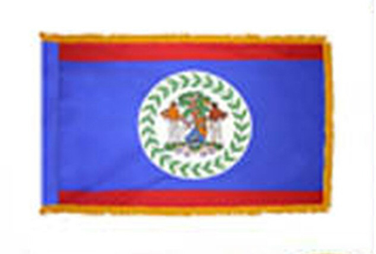 Belize Fringed Lobby Flag