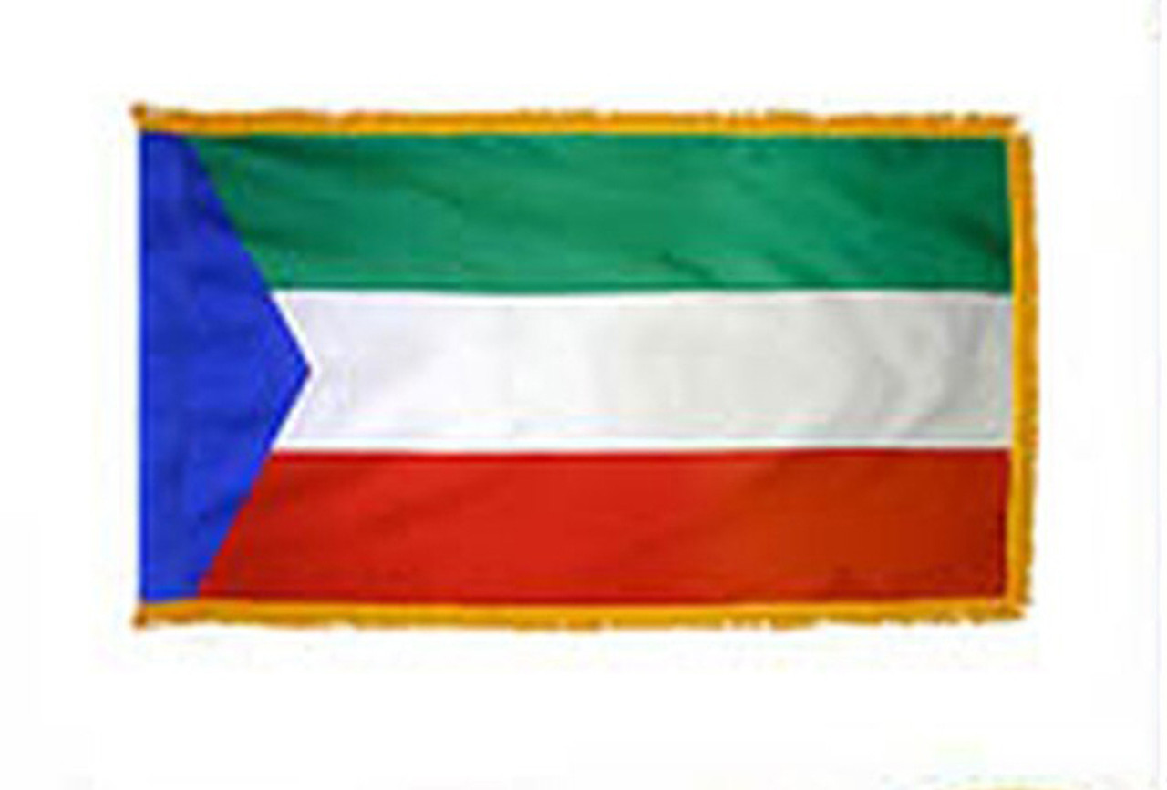 Equatorial Guinea Fringed Lobby Flag