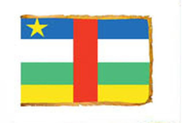 Central African Republic Fringed Flag