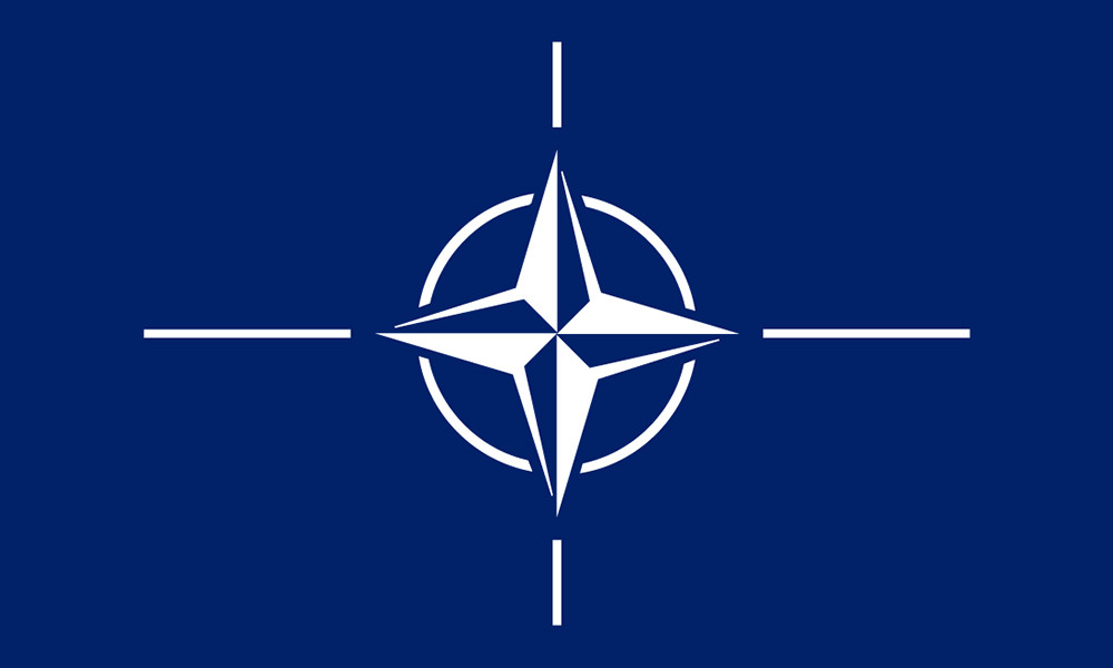 Nato - 4" x 6" Miniature Stick Flags