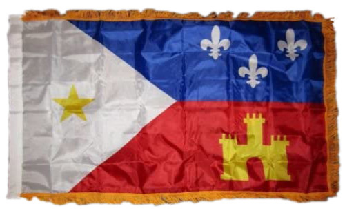 Acadiana Fringed Flag