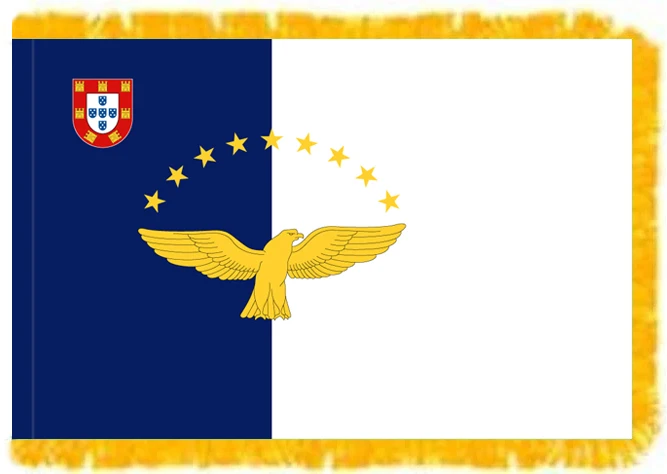 Azores Fringed Flag- Indoor