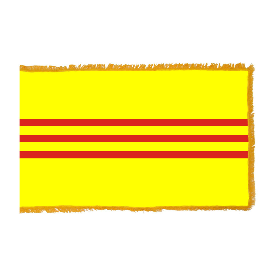 South Vietnam Fringed Flag