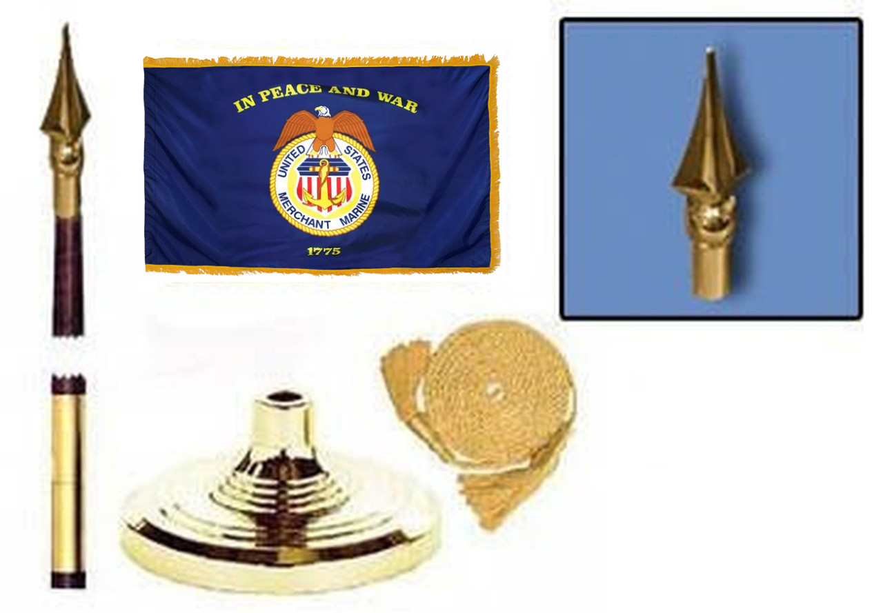 US Merchant Marine Fringed Lobby Set