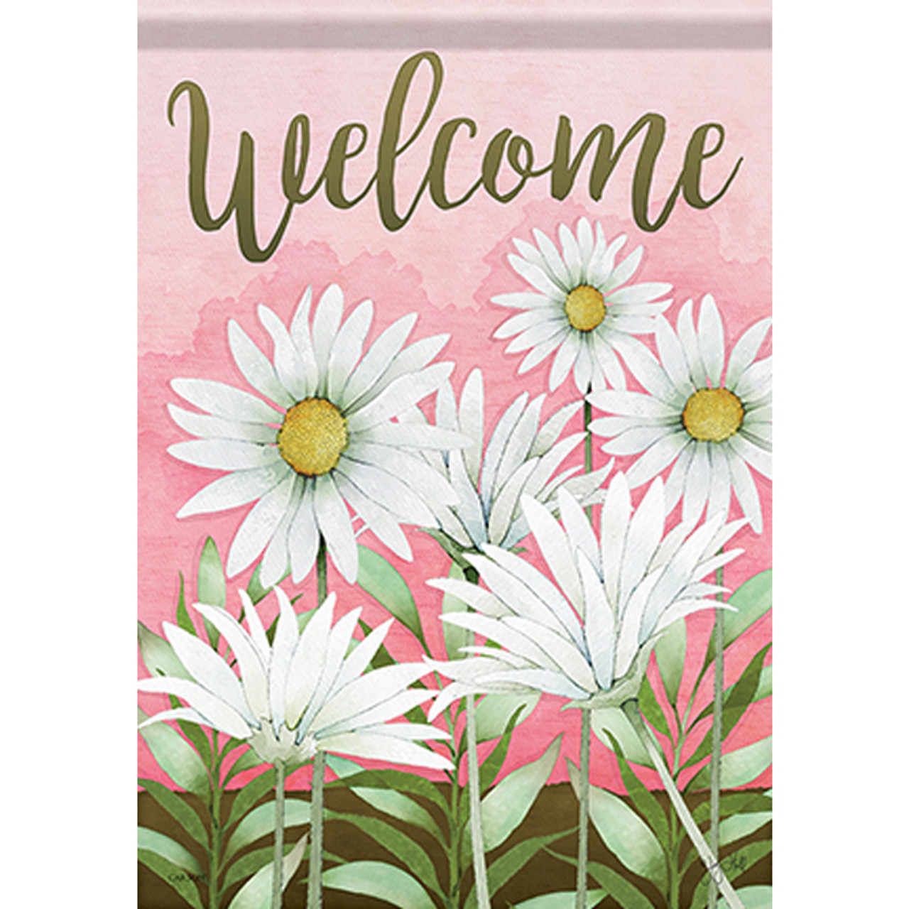 Delightful Daises Dura Soft Garden Flag