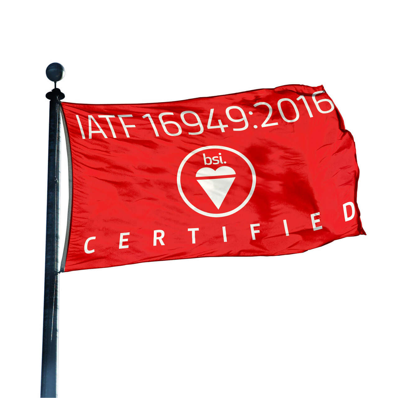 BSI IATF 16949:2016 Certified Flag
