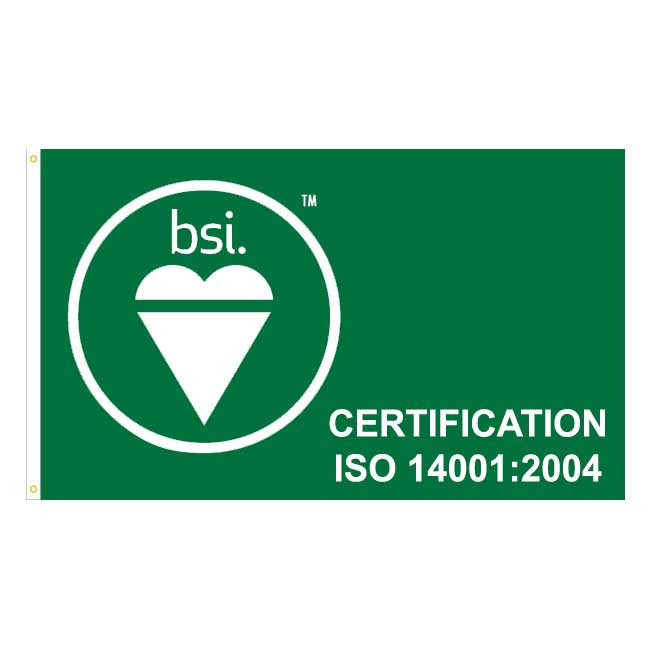French BSI ISO 14001:2004 Flag