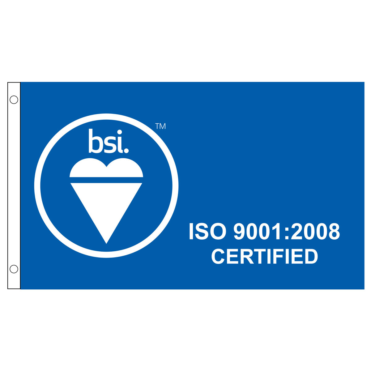 BSI ISO 9001:2008 Flag