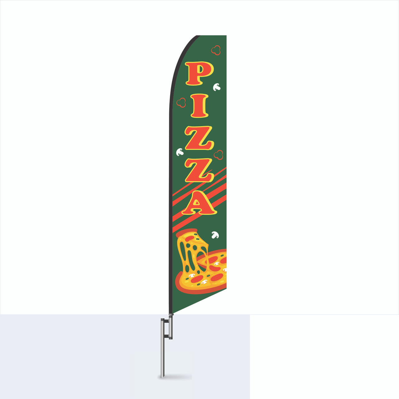Pizza Feather Flag