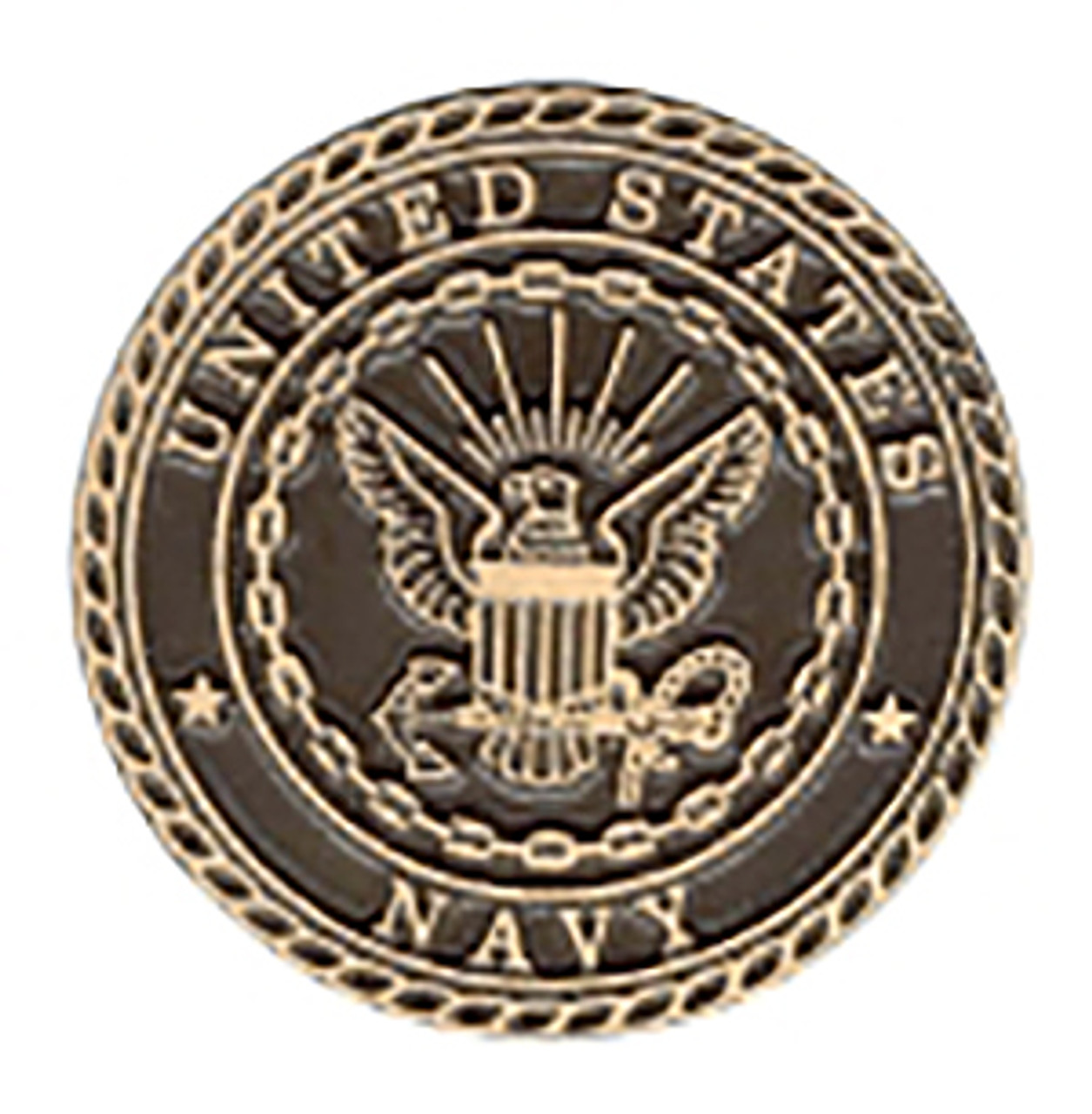 Navy 3 Inch Bronze Medallion