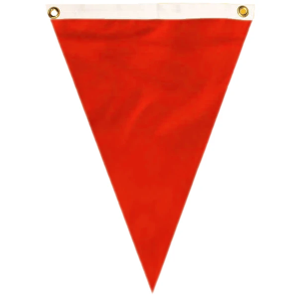 Air Quality Flag Pennant - Bright Red