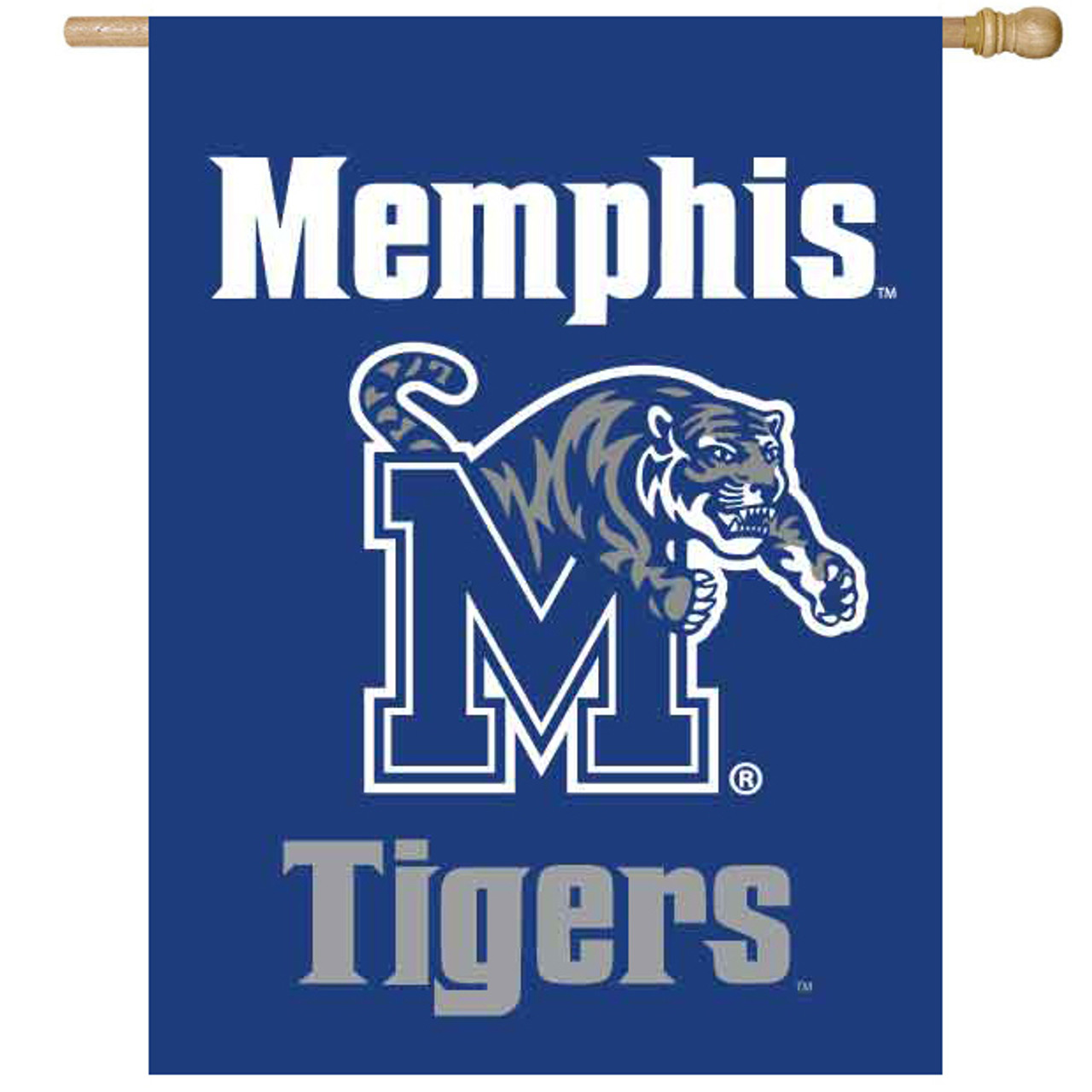 University of Memphis Tigers Printed 13 x 18 Garden Flag