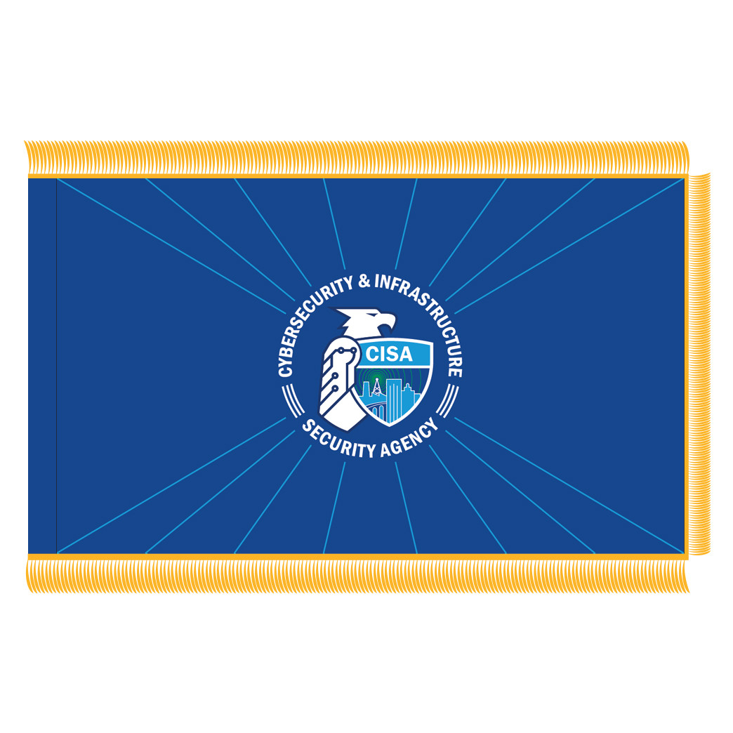 Cybersecurity and Infrastructure Security Agency (CISA) Fringed Flag