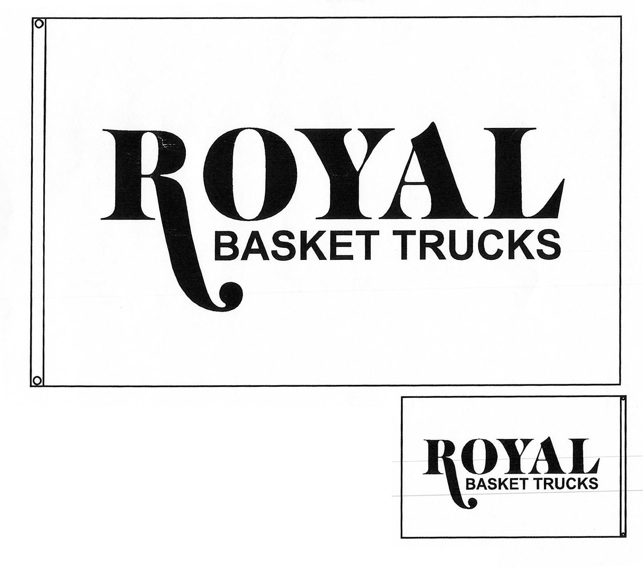 Royal Basket Trucks 3x5 Flag ( Package Order 6 Flags )