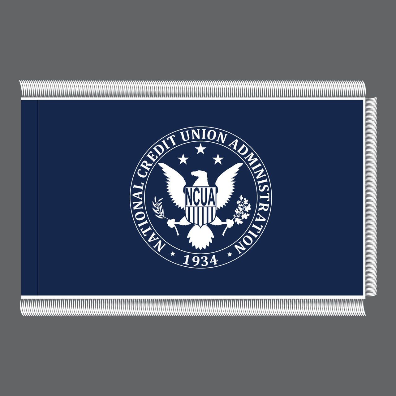 National Credit Union Administration Fringed Flag
