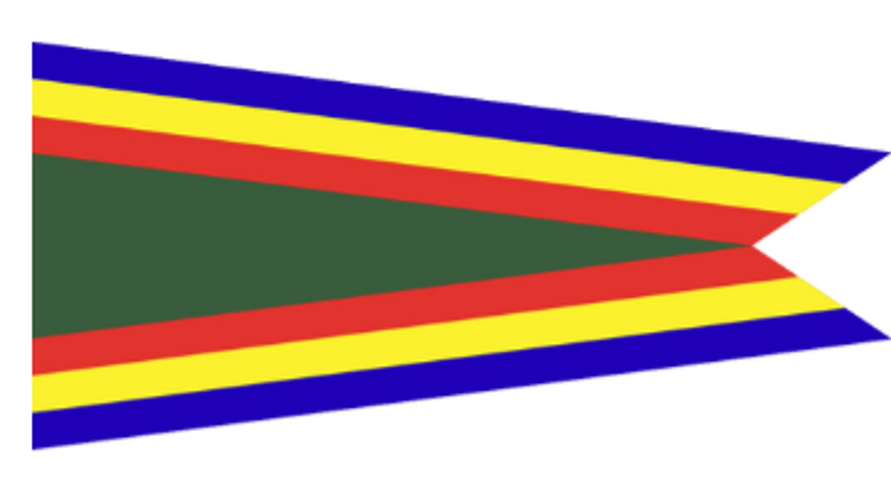 U.S. Navy Unit Commendation Pennant ( Size 3 )