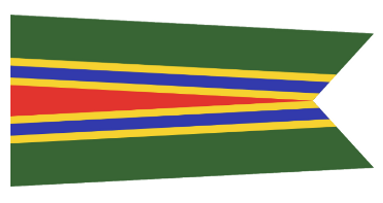 U.S. Navy Meritorious Unit Commendation Pennant ( Size 3 )