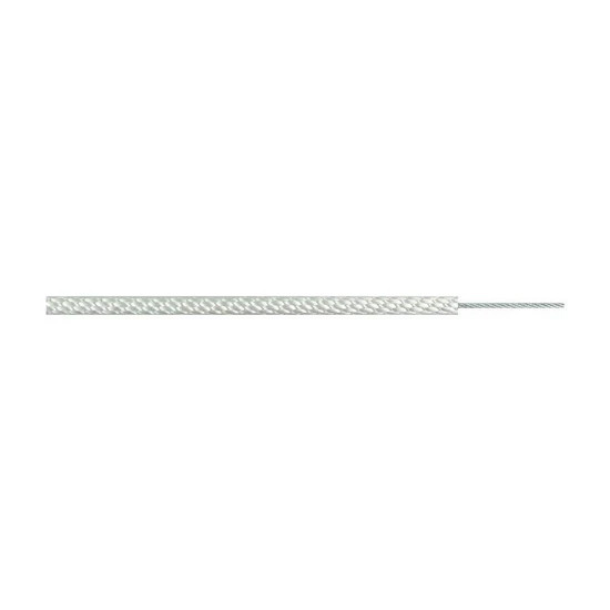 3/8 Inch Flagpole Rope ( 52 Feet ) - White Wire Center