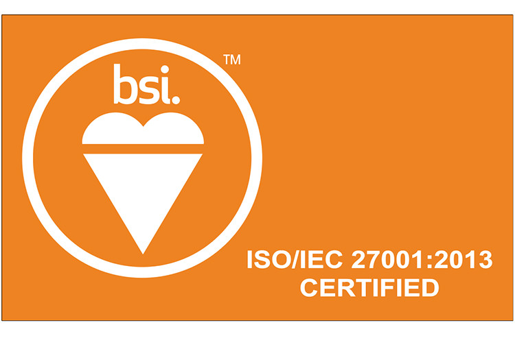 BSI ISO IEC 27001:2013 Certified Flag