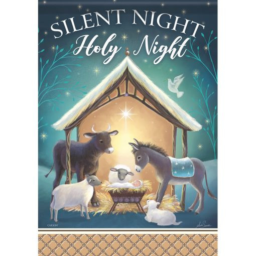 Silent Night DuraSoft Garden Flag