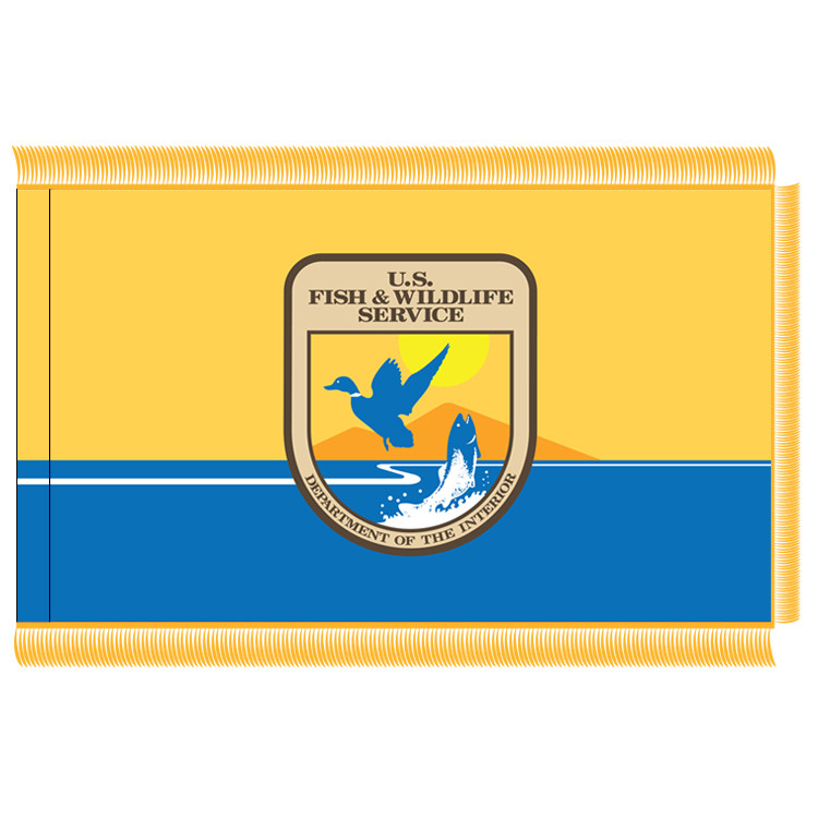 United States Fish and Wildlife Service Fringed Flag