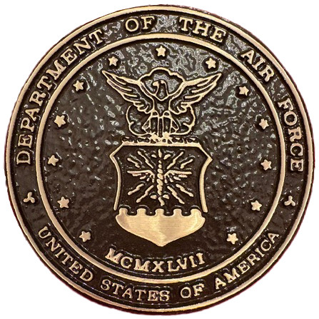 Air Force 6 Inch Bronze Medallion