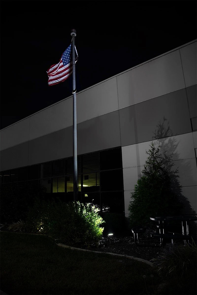 LED Commercial Grade Flagpole Spot Light - 30-60’ pole