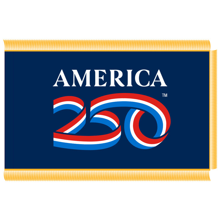 America250 3x5 Foot Indoor Lobby Flag