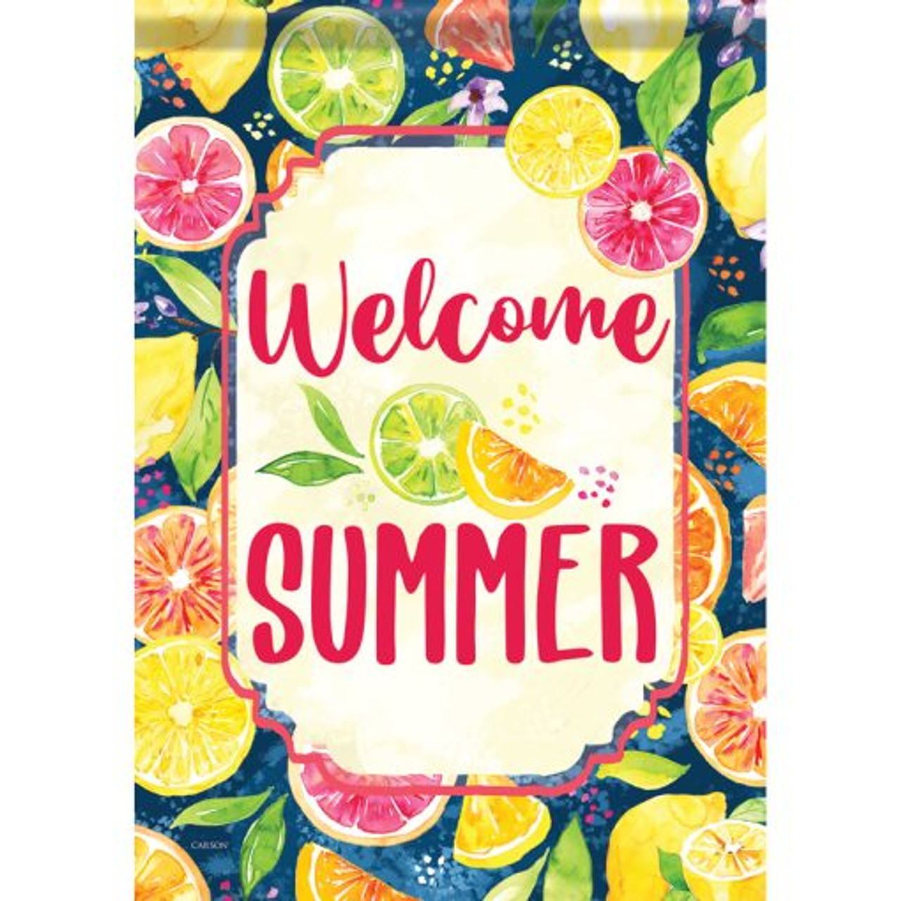 Summer Citrus Dura Soft House Flag