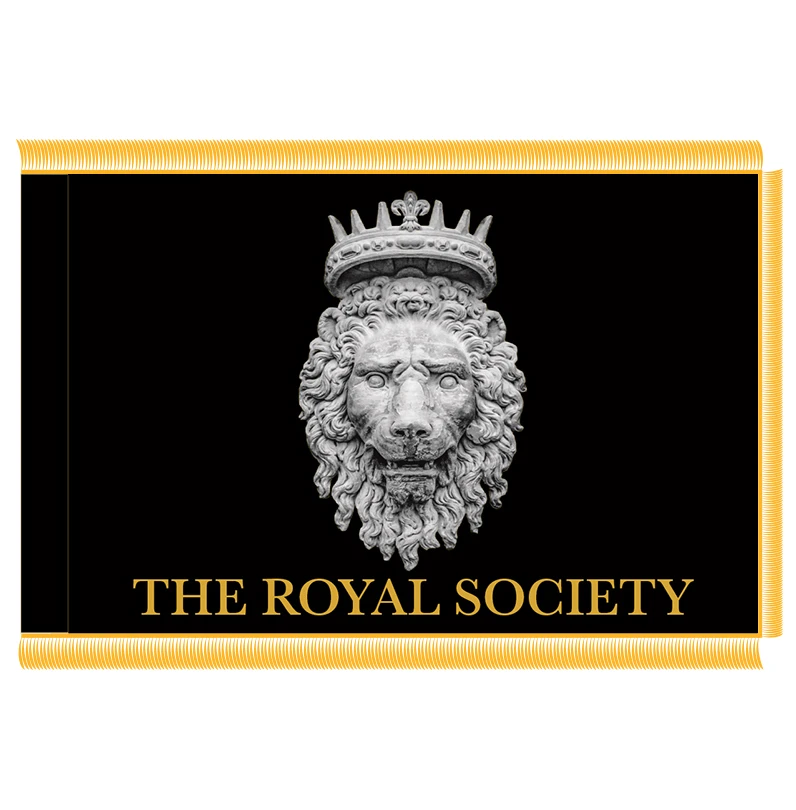 Royal Society 12x18 Inch Custom Flag Package ( 2 Flags & USA )