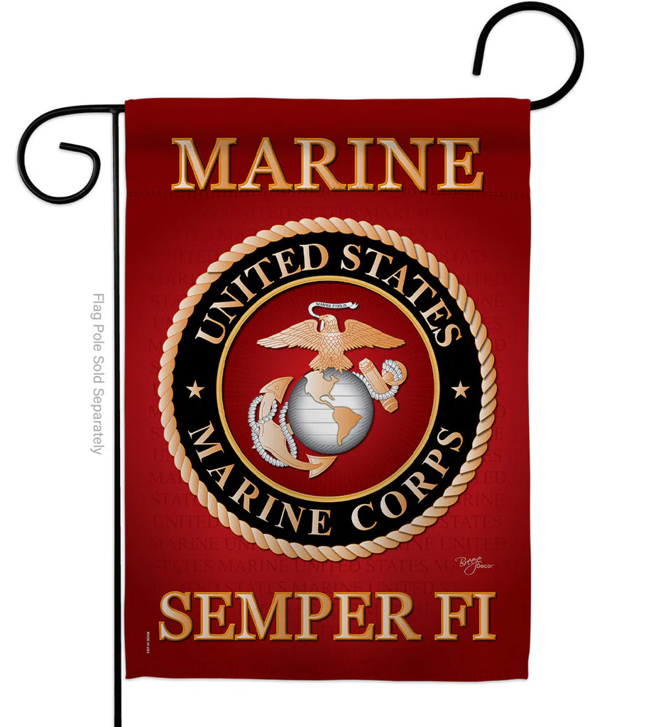 U.S. Marine Corps Garden Flag