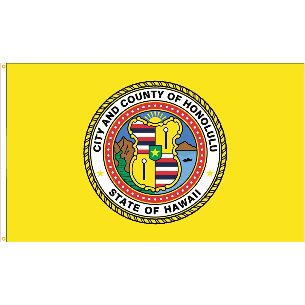 City of Honolulu, Hawaii Flag