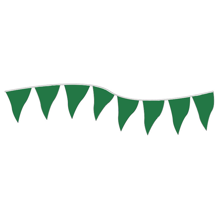 Green String Pennant