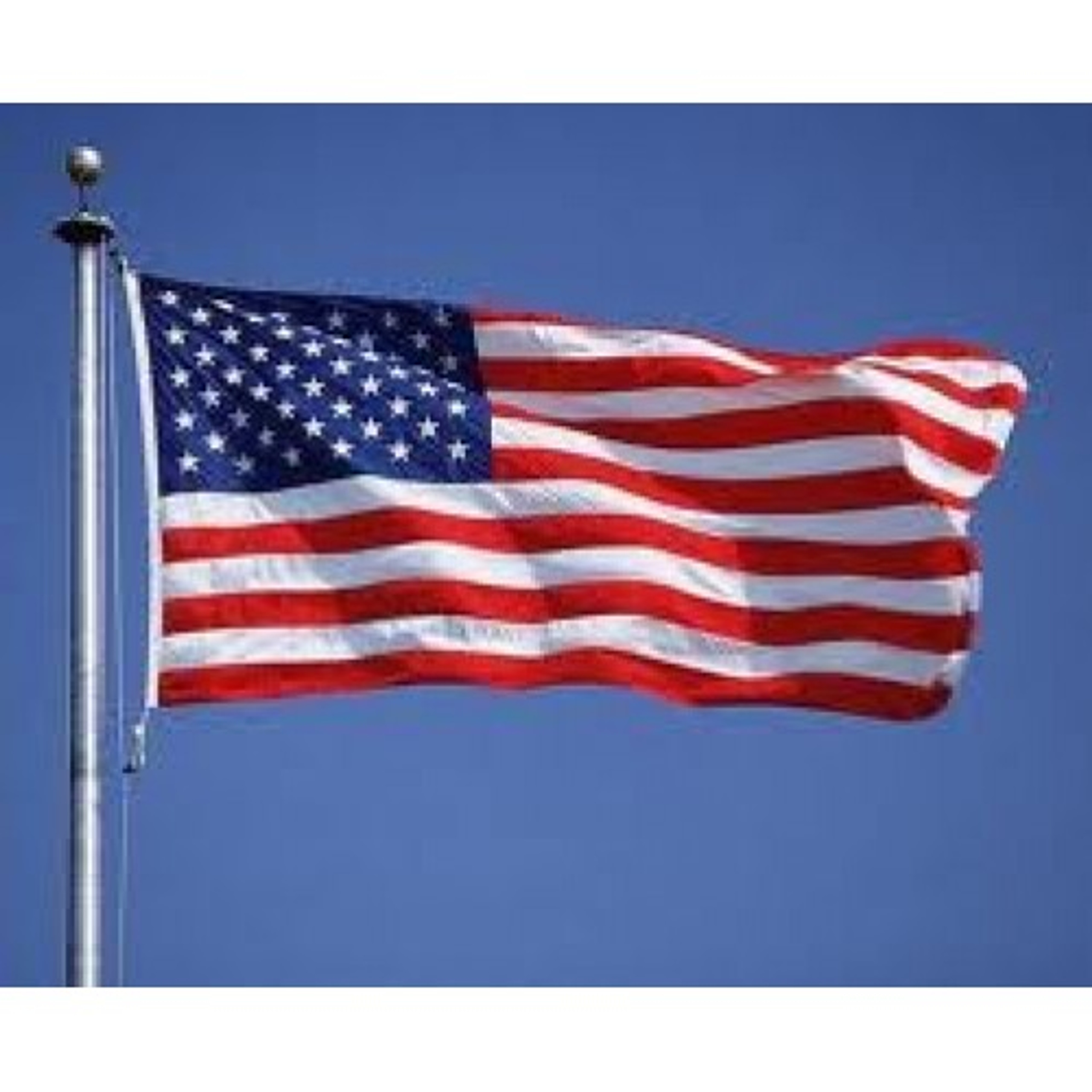 American Flag, Polyester 8x12