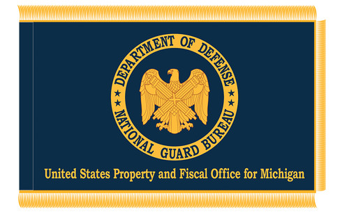 U.S. Department of Defense - National Guard Bureau Fringed Flag