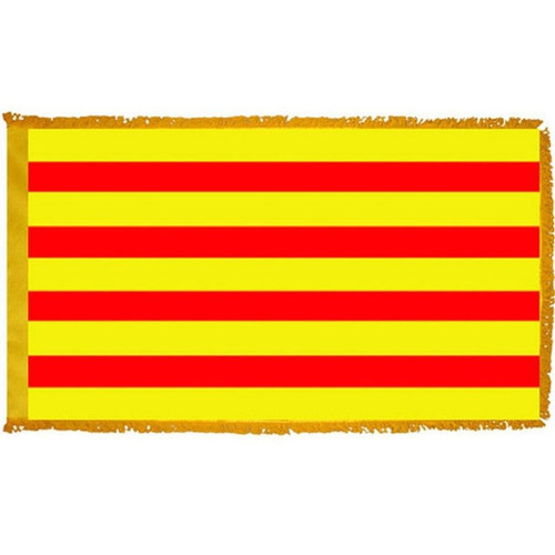Catalonia Fringed Flag