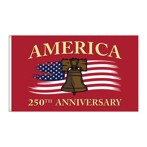 America 250 Liberty Bell 3x5 Ft- Outdoor flag