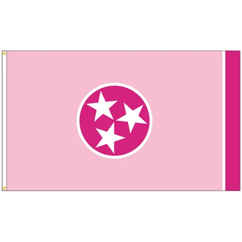 Pink Tennessee 3x5 Foot Custom Flag