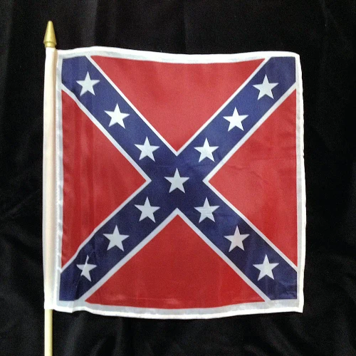 Confederate 12" x 12" Stick Flags