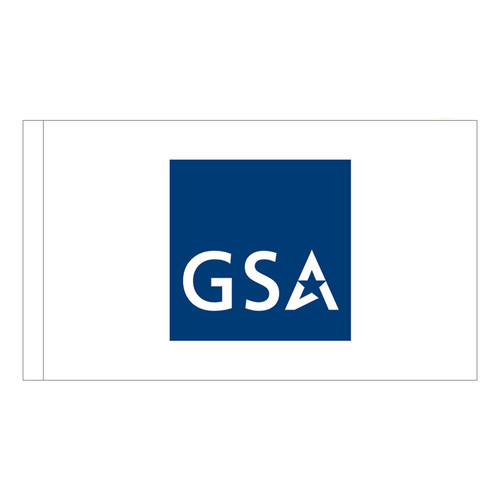 General Services Administration (box logo) Flag with pole sleeve